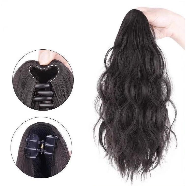 ポイントウィッグ ヘアウィッグ 部分ウィッグ つけ毛 カール風 パーマ