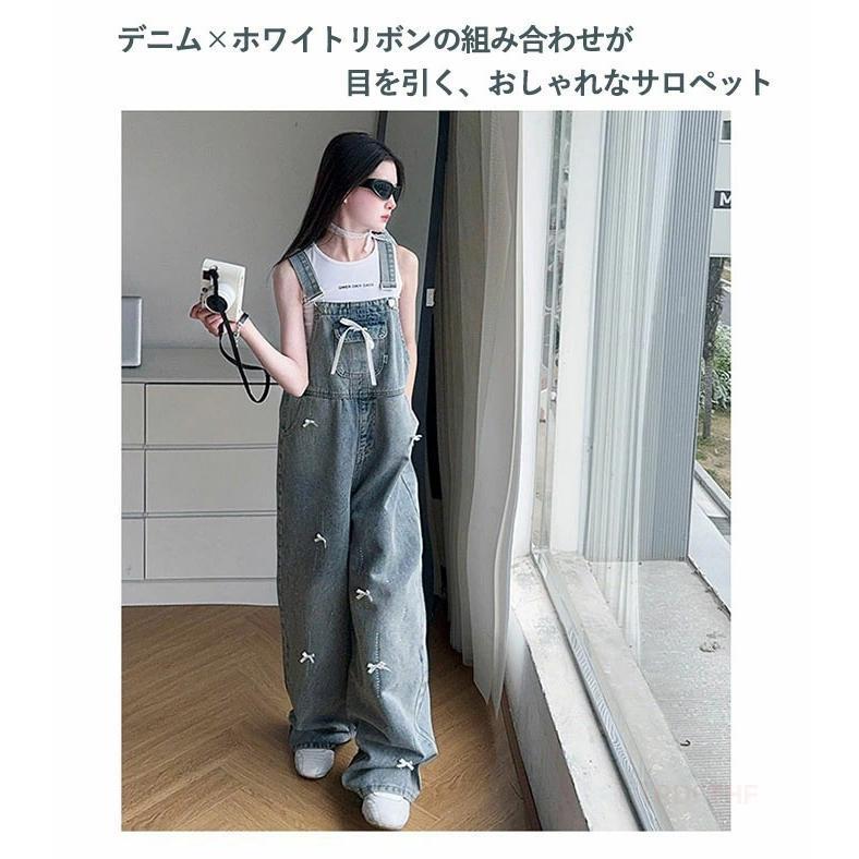 サロペットパンツ キッズ デニムサロペット 女の子 ロングパンツ 春服