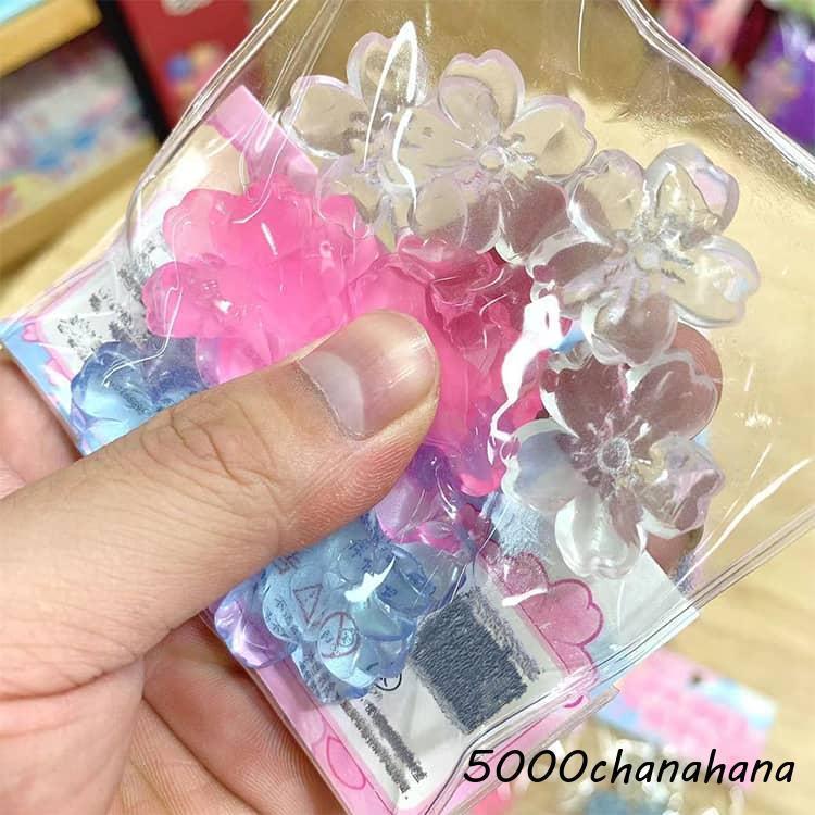 蓄光桜スクイーズ ぷくぷく スクイーズ ぷにぷに ミニスクイーズ