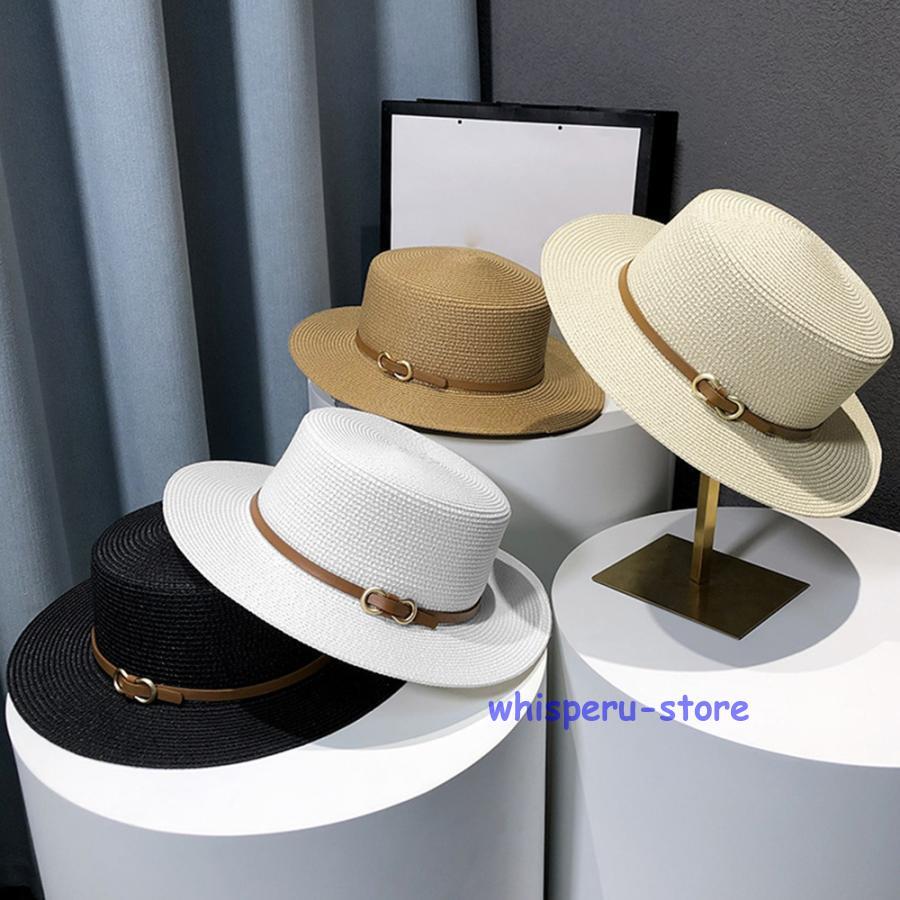 麦わら帽子 カンカン帽 ストローハット 麦わら帽子 カンカンハット カンカン帽 つば広 ストローハット