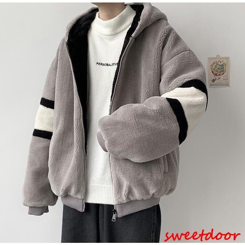 ムートンコートボアメンズ秋冬厚手ふわふわもこもこアウター冬物暖かい防寒おしゃれ防風柔らかい ムートンコートボアメンズ秋冬厚手ふわふわもこもこアウター冬物暖かい