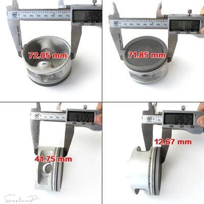 互換品 22420B 72.5MM 大口径シリンダーピストンガスケットキット LINHAI 300CC LH300 ATV クアッドスクーター用 BU YANG FEISHEN QUAD FA バイク用