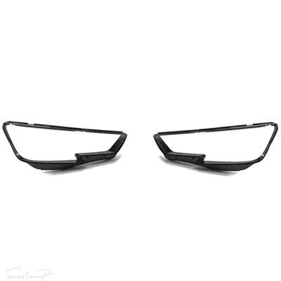 互換品 8W0941044用ヘッドライトカバー クリアハウジング フロントヘッドライトレンズシェルガラスランプカバー アウディ A4 B9 2015-2019 8W0941043_4