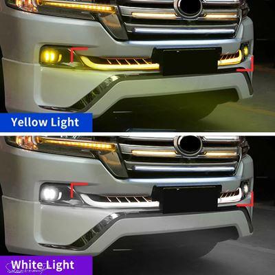 互換品 トヨタ 2016-2021 ランドクルーザー 200 ミッドグリッド LED ランプ ダイナミックウィンカー LC200 フォグランプ装飾カスタムアクセサリー_2