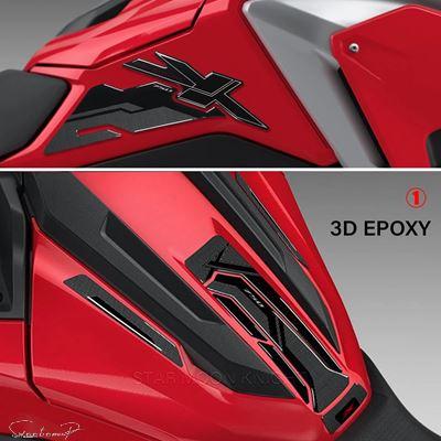 互換品 ホンダ NC750X 2021年2022年NC 750 X NC 750X用アクセサリー PVC燃料タンク用ビニールステッカー_5