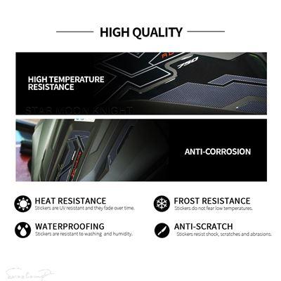 互換品 ホンダ NC750X 2021年2022年NC 750 X NC 750X用アクセサリー PVC燃料タンク用ビニールステッカー_8