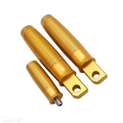 互換品 ハーレー ゴールド1インチ 25MM グリップ+フットレスト フットペグ ペダル シフトペグ ハーレー用ツーリングスポーツスター883 XL ダイナソフテ_10