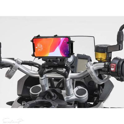 互換品 BMW R 850/1150 RT R1150RT R850RT用 新型バイク用電話スタンドホルダー 電話ナビゲーションプレートブラケット モデル用ハンドルバーマウント_6