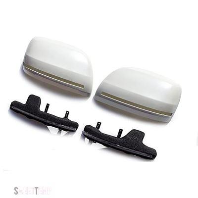 互換品 トヨタ ランドクルーザープラド150 FJ150 2018-2020用 ダイナミックミラーカバー インジケーター ウィンカー サイドLEDウィンカーライト シーケン_6