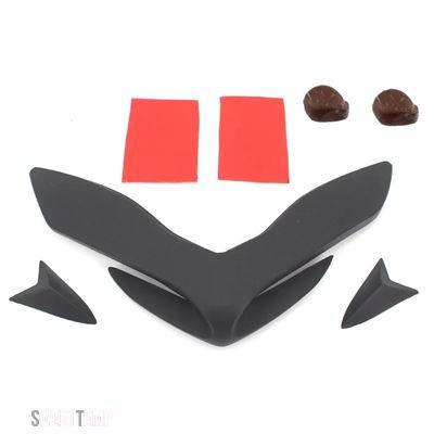 互換品 カワサキ Z900 Z 900 ZR900B 2017 2018 2019 2020年式 バイク用アクセサリー フロント ビーク フェアリング エクステンション ホイールエクステ