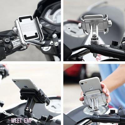 互換品 カワサキ Z250 Z300 Z800 Z1000 ニンジャ 400 ヴェルシス 650用 バイク用携帯電話ホルダー スタンド回転式 ハンドルバー設置_5