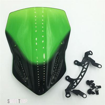 互換品 カワサキ ニンジャ Z900 Z 900 ZR900 ZR 900 2017 2018 2019 ウインドスクリーン用エアウィンドデフレクター MOTO_6