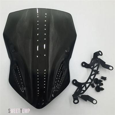 互換品 カワサキ ニンジャ Z900 Z 900 ZR900 ZR 900 2017 2018 2019 ウインドスクリーン用エアウィンドデフレクター MOTO_7