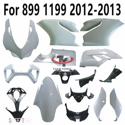 互換品 ドゥカティ 899 1199 2012-2012 未塗装 パック コンポーネント アクセサリー バイク