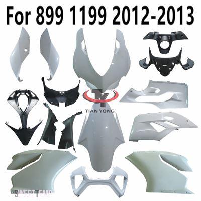 互換品 ドゥカティ 899 1199 2012-2012 未塗装 パック コンポーネント アクセサリー バイク