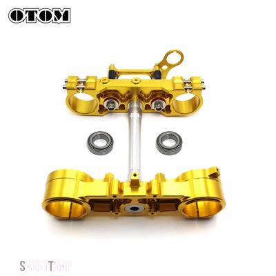 互換品 スズキ トリプルトリークランプステアリングステムバーマウントステアリングベアリング付きDRZ400 SMフロントフォーク用22MMハンドルバー