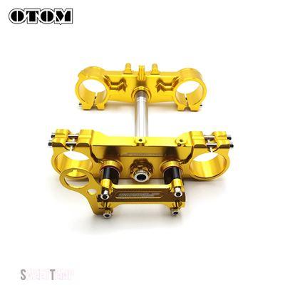 互換品 スズキ トリプルトリークランプステアリングステムバーマウントステアリングベアリング付きDRZ400 SMフロントフォーク用22MMハンドルバー