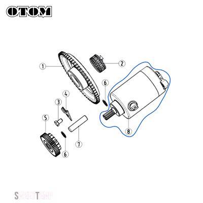 互換品 ヤマハ バイクスターターモーター モトクロス 2 ストローク スクーター点火力アンリミテッド DT230 LONCIN MT250 HJ250H GPX TSE250R_2