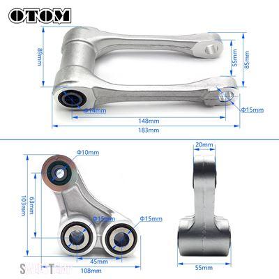 互換品 KTM バイクリア衝撃吸収材スイングアーム三つ又レバー連結 SX SXF XCF ハスクバーナ FC TC TX 125-450 造られる_4