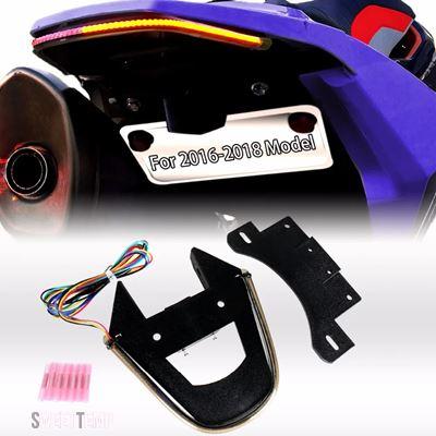 互換品 ハスクバーナ LEDスモークフェンダーエリミネーター一体型テールライト 16 17 18 19 20 701 エンデューロ SSモデル用_1