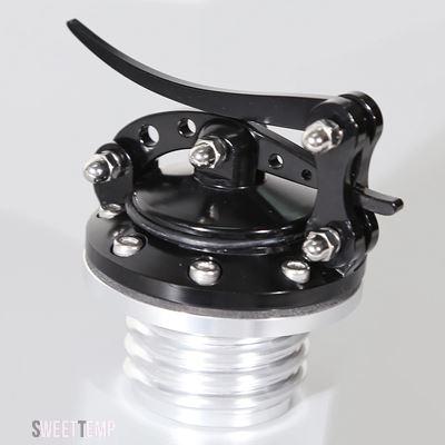 互換品 BMW R NINE T SCRAMBLER PURE URBAN G S RACER バイク用 ブラックゴールド クイックリリース燃料ガスタンクオイルキャップ 2014-2019年_7