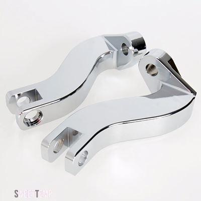 互換品 ハーレー フロント リア シャローカットフロアボード シフトレバー ブレーキシフト リンケージ リアパッセンジャーマウント 2008 ~2013 ツーリン_5