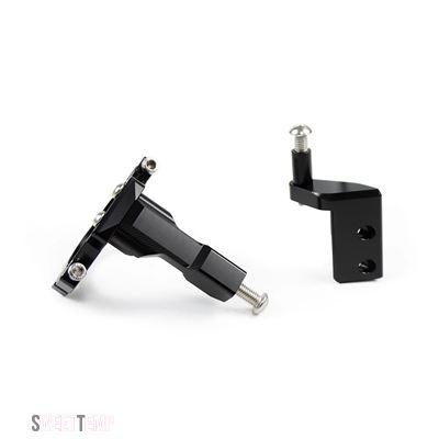 互換品 CFMOTO 調整式ステアリングスタビライザー ステアリングダンパーマウントブラケット モトクロスキット 450SR 2022 2023用_5