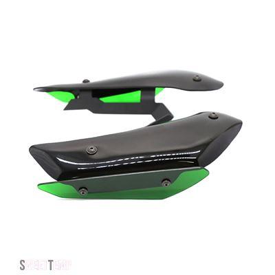 互換品 カワサキ ニンジャ 400 ニンジャ400用 DOWNFORCE SPOILERS 空力ウイングキット 固定ウイングレットフェアリングウイング アクセサリー_11