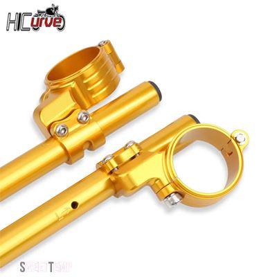 互換品 CFMOTO 450SR 450 SR 2022年2023年用バイク用アクセサリークリップオンオンハンドルバーハンドルバーフォークチューブライザーハンドルバー_9