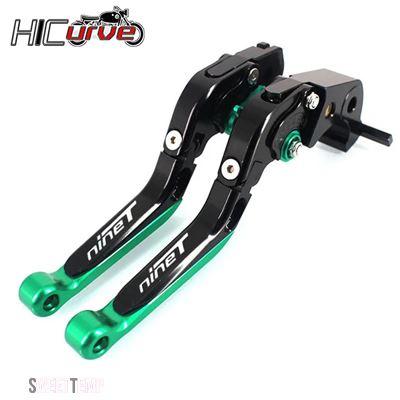 互換品 BMW バイク CNC 調整可能折りたたみ伸縮式ブレーキクラッチレバーアクセサリー R NINE T R NINET RNINT RNINET 2014年-2016年
