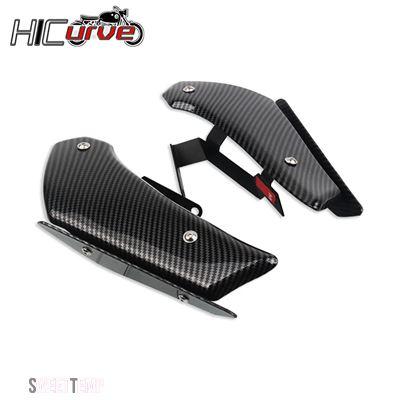 互換品 カワサキ バイク用フロントフェアリング 空力ABSウイングキット 固定ウイングレットフェアリングウイング ニンジャ400 ニンジャ 400 2018年式〜2