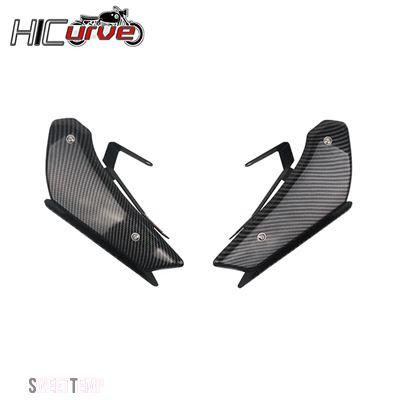 互換品 カワサキ バイク用フロントフェアリング 空力ABSウイングキット 固定ウイングレットフェアリングウイング ニンジャ400 ニンジャ 400 2018年式〜2