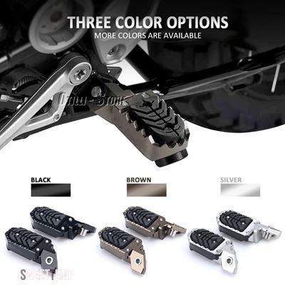 互換品 BMW R1250GS R 1250 GS ADV 2020-2023 R1200GS R 1200 GS ADVENTURE用 新型バイクアクセサリー フットレスト フットペグ フットペグ ペダル_8