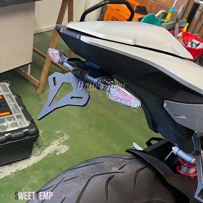 互換品 BMW S1000RR 2019-2022 S1000R 2021 M1000R 2019-2023用 新型バイクテールマウントナンバープレートブラケットリアブラケットアクセサリー_5