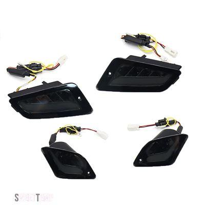 互換品 ピアジオ ベスパ GTS 300 GTS150 GTS250 GTS300用 新型 LED フロント/リア ウィンカーライト GTV250 GTV300用_5