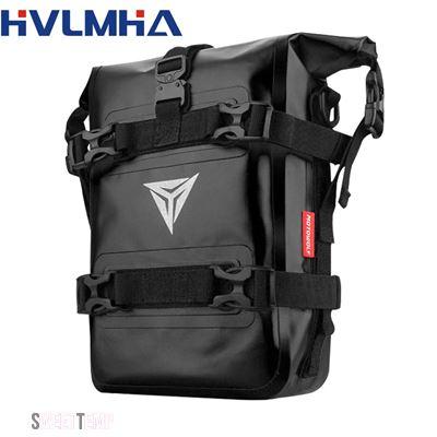 互換品 8L バイク燃料タンクバッグセット オイルタンクバッグ ツーリング用バックパック モトクロス用 汎用 ベース付き アウトドア用パック_9