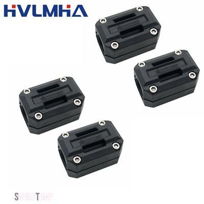 互換品 バイク用バンパーエンジンガード保護ブロック 優れた 22/25/28MMクラッシュバー 汎用 車両用ブラック_6