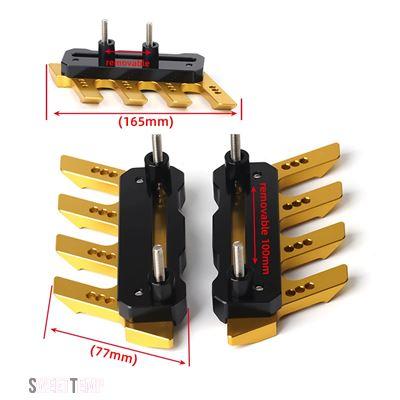 互換品 カワサキ 5色 Z125 Z250 Z300 Z400 バイク用 CNC フロントフェンダー スライダー サイドプロテクションガード アクセサリー_7