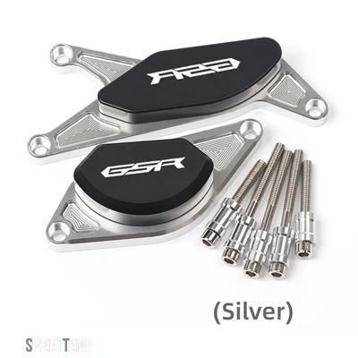 互換品 スズキ GSR750 GSR600 GSR400 GSR 400 600 750用 CNCエンジンガードプロテクタークラッシュパッドスライダー転倒防止アクセサリー_9
