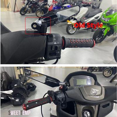 互換品 ホンダ CB600F CB919 CB599 CB600 HORNET CB500X/F用 汎用 バイクミラー ウインドウイングサイドバックミラー_21
