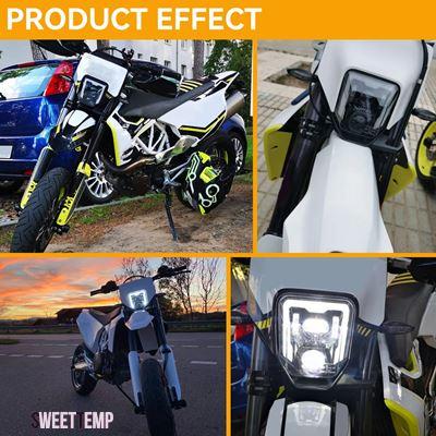 互換品 ハスクバーナ TE FE TC FC 125 250 300 350 450 501 701 250I 300I エンデューロ ダートバイク用 バイクヘッドライト MOTO LED ライト ヘッドラ_6