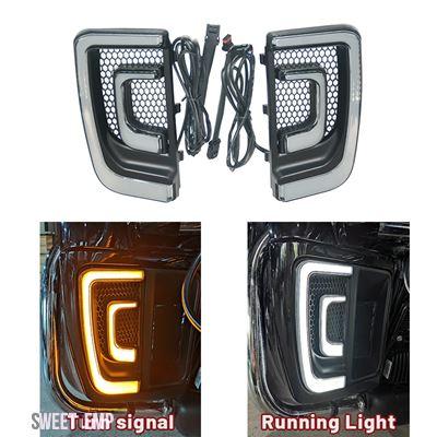 互換品 ハーレー ダビッドソン ダブルC型LEDレッグロワーフェアリングライト ツーリングストリートロードグライドロードキングFLHRSE FLHXSE 2014-2024