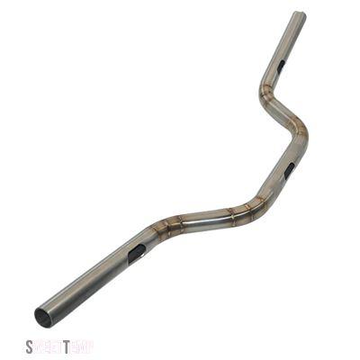 互換品 ハーレー ダビッドソン アクセサリー 1"溶接ステンレスMXハンドルバー 汎用_4