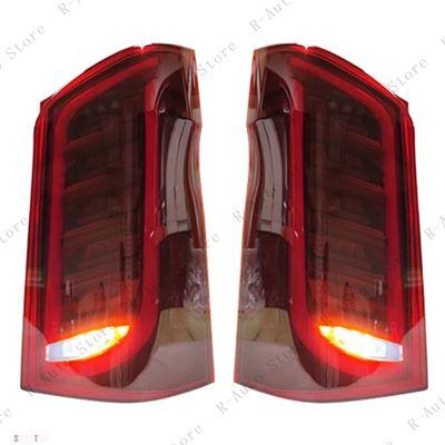 互換品 メルセデス ベンツ Vito W447 V260 V250 V220 2014年-2021年用 車用 LED テールライトアセンブリ ダイナミックターンシグナルランプ ブレーキリバ_8