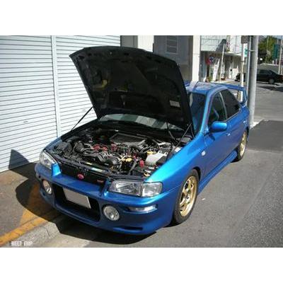 互換品 Ver.6用 リフトサポート スバル GC8 ダンパー 1992-2000年 インプレッサ STi フロントフード ボンネット モディファイ ガススプリング_11