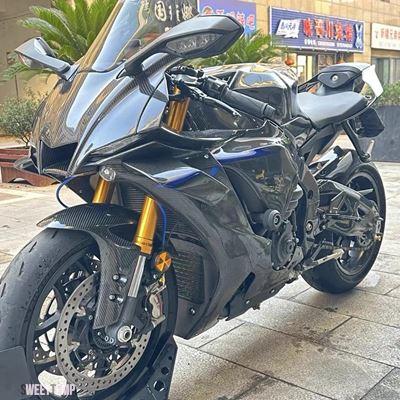 互換品 YZF R1 2015-2022 R6 固定翼フェアリング ヤマハ アクセサリー 空力ウイング 2017-2021用 小型ウイングスポイラー_8