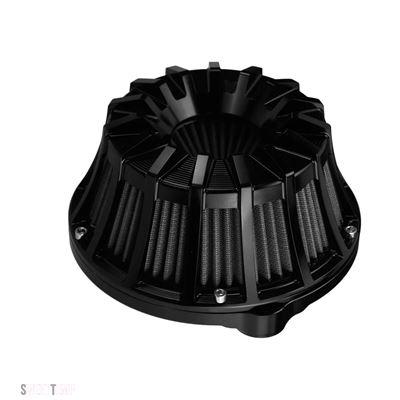 互換品 ハーレー ダビッドソン CNC クラフト エアフィルター クリーナー インテーク フィルター ブラック アルミニウム ツーリング ダイナ ソフテイル