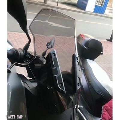 互換品 BMW 2018 2019 2020 2021 2022 C400 X C 400X フロントガラス用 延長ライズ ウィンドシールド ダブルバブル スモーク_5
