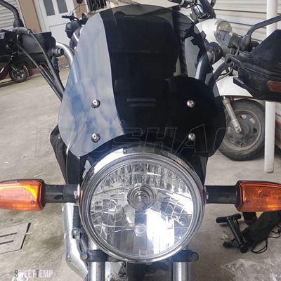 互換品 モトグッツィ フロントスクリーン 2008年〜2020年式V7 750 II III用ストーンレーサーラフスペシャルカーボンミラノフロントスクリーンブラケット