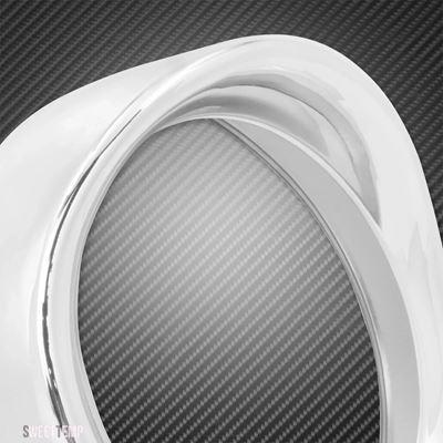 互換品 ヘッドライトトリムリング フォグランプカバー ツーリング ハーレー ダビッドソン 7\" バイザースタイル 4.5\"" ロードキング エレクトラグ"_3